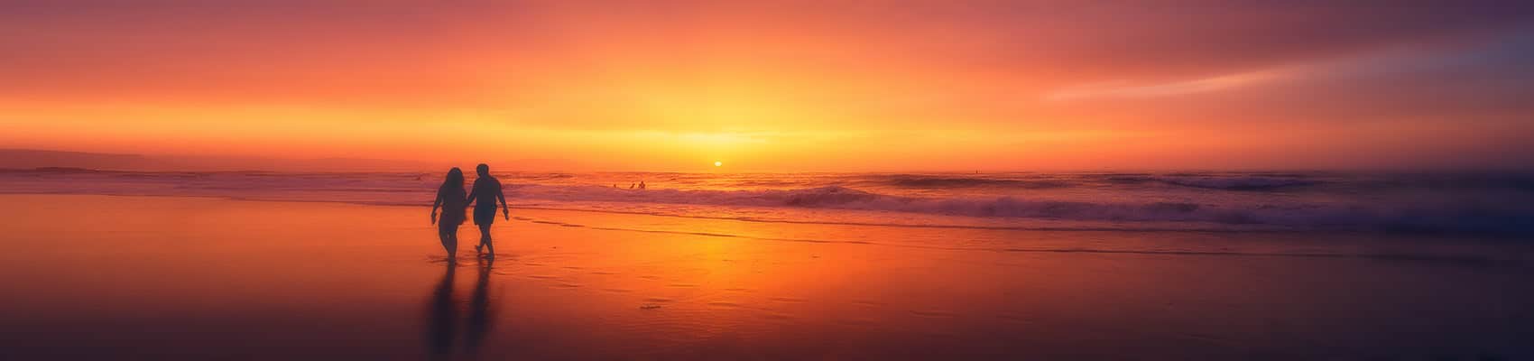 Cape Cod Sunset Walk on Beach